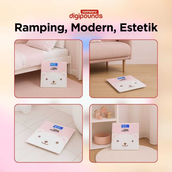 Taffware Digipounds Timbangan Badan Digital Scale Battery 180kg - SC-01
