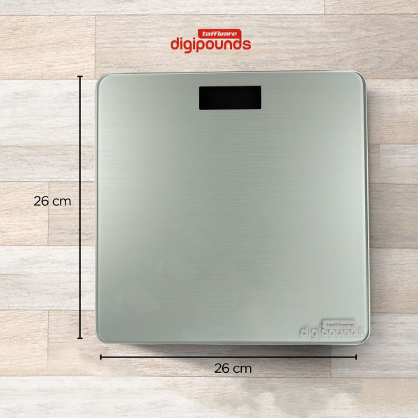 Taffware Digipounds Timbangan Badan Digital Scale Tempered Glass 180kg - CB510