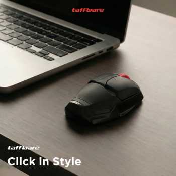 Taffware Mouse Wireless Optical 2.4GHz Iron Man 4 Key 1600DPI - M8