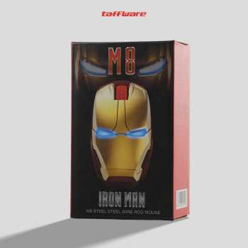 Taffware Mouse Wireless Optical 2.4GHz Iron Man 4 Key 1600DPI - M8
