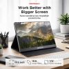 Taffware Portable Monitor 15.6 Inch IPS UHD 4K 60Hz Type C Mini HDMI - SJD1505
