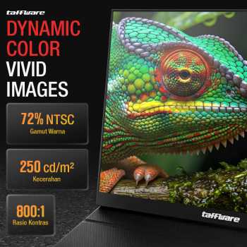 Taffware Portable Monitor 17.3 Inch IPS FHD 60Hz Type C Mini HDMI - 1730XTS