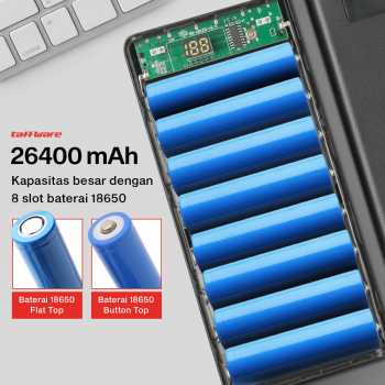 taffware-power-bank-diy-case-lcd-display-dual-usb-port-8-pcs-18650-a8 (1) Taffware Power Bank DIY Case LCD Display Dual USB Port 8 PCS 18650 - A8