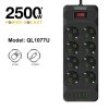 Taffware Stop Kontak USB Type C EU Plug 10A 110-250V 2500W - QL-1077U / QL-1078U