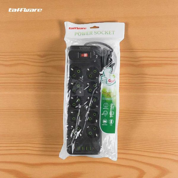 Taffware Stop Kontak USB Type C EU Plug 10A 110-250V 2500W - QL-1077U / QL-1078U