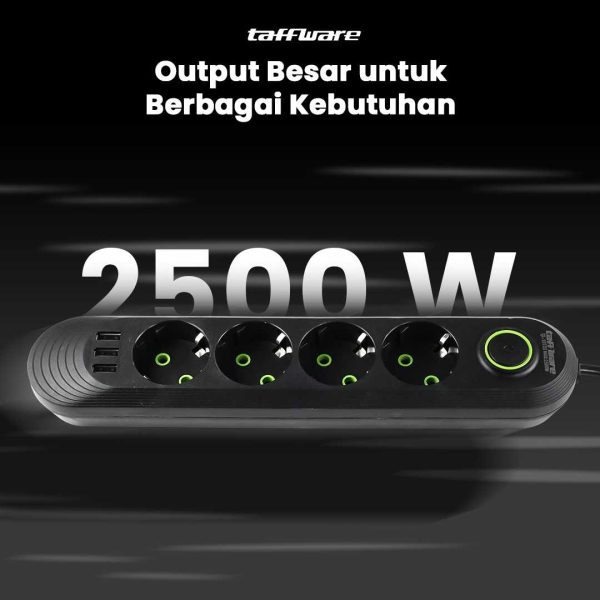 taffware-stop-kontak-usb-port-eu-plug-10a-110-250v-2500w-ql-1071u-ql-1072u (3) Taffware Stop Kontak USB Port EU Plug 10A 110-250V 2500W - QL-1071U / QL-1072U