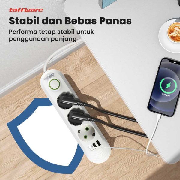 taffware-stop-kontak-usb-port-eu-plug-10a-110-250v-2500w-ql-1071u-ql-1072u (4) Taffware Stop Kontak USB Port EU Plug 10A 110-250V 2500W - QL-1071U / QL-1072U