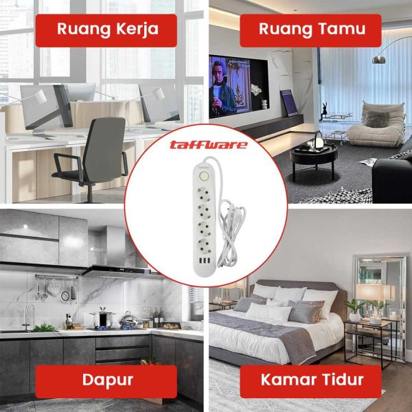 taffware-stop-kontak-usb-port-eu-plug-10a-110-250v-2500w-ql-1071u-ql-1072u (7) Taffware Stop Kontak USB Port EU Plug 10A 110-250V 2500W - QL-1071U / QL-1072U