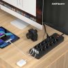Taffware Stop Kontak USB Type C EU Plug 10A 110-250V 2500W - QL-1077U / QL-1078U