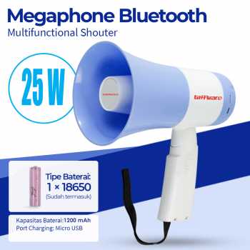 Taffware Toa Megaphone Bluetooth Multifunctional Shouter 25W - 619FB