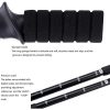 TaffSPORT Tongkat Hiking Trekking Pole Curved Telescopic 4 Section - X-100
