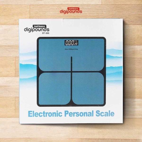 Taffware Digipounds Timbangan Badan Kaca Elektronik 180KG - SC-05