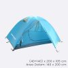 TaffSPORT Tenda Camping Lipat Otomatis 2 Orang Double Layer Waterproof - S003-JY-L