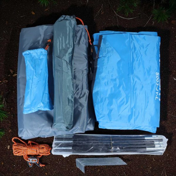 TaffSPORT Tenda Camping Lipat Otomatis 2 Orang Double Layer Waterproof - S003-JY-L