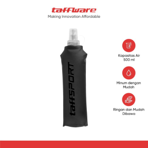 TaffSPORT Botol Minum Soft Flask Foldable Sport Water 500ml - TF-51