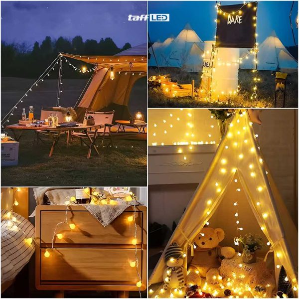 TaffLED Lampu Hias Sperical Light String Portable 20 LED 3M - ZYD0931