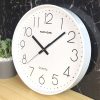 TaffHOME Jam Dinding Quartz Nordic Minimalist Silent Movement 20cm - DG-20
