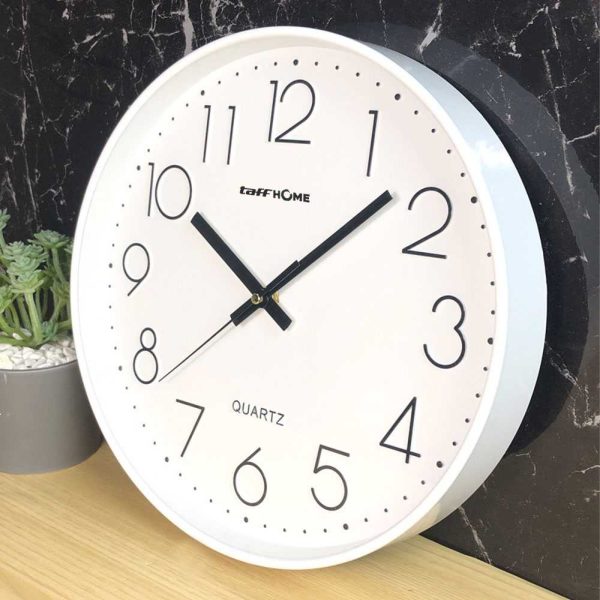 TaffHOME Jam Dinding Quartz Nordic Minimalist Silent Movement 20cm - DG-20