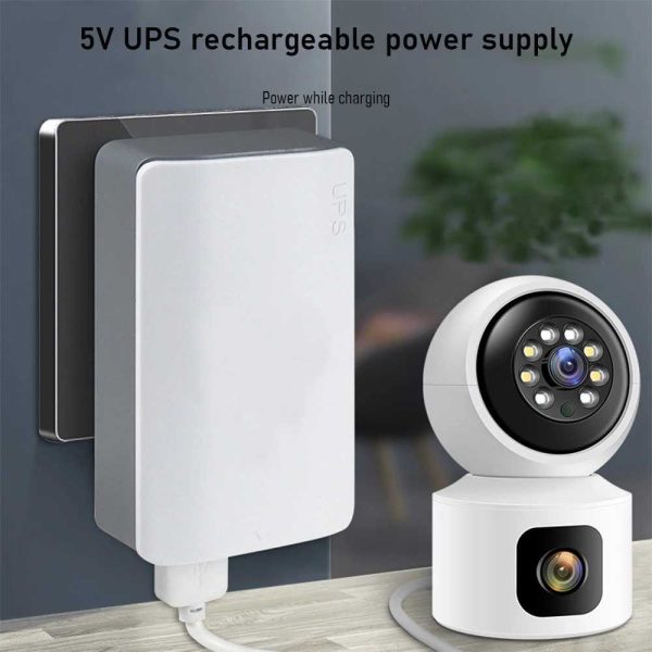 Taffware Mini UPS Power Supply Backup CCTV EU Plug 1200mAh 5V/2A - QX-2352C