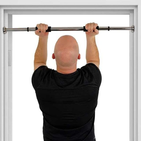 TaffSPORT Tiang Latihan Pull Up Pintu Solid Grip 62-100cm - HW139501