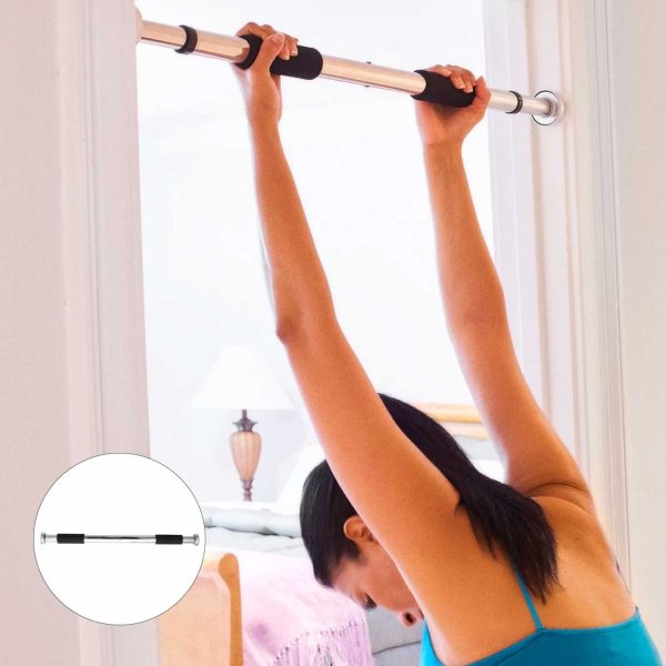 TaffSPORT Tiang Latihan Pull Up Pintu Solid Grip 62-100cm - HW139501