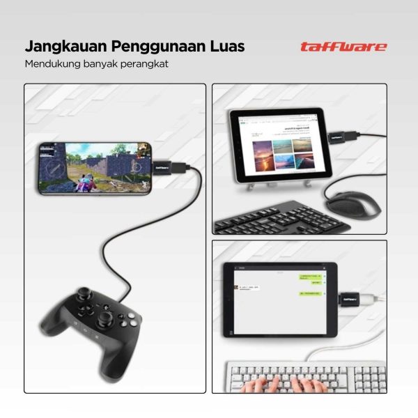 Taffware Lightning to USB Female OTG Adapter - NO14