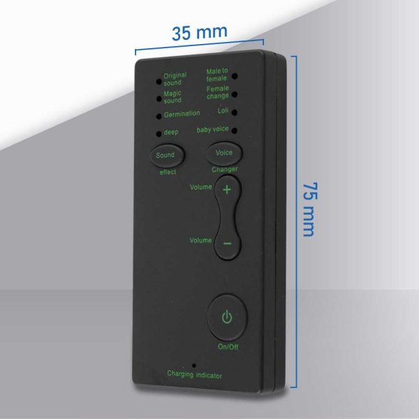 TaffSTUDIO Alat Pengubah Suara Voice Changer Mini Portable - AE19