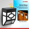 TaffLED Lampu Dinding Solar LED Outdoor Waterproof 2V - OO10
