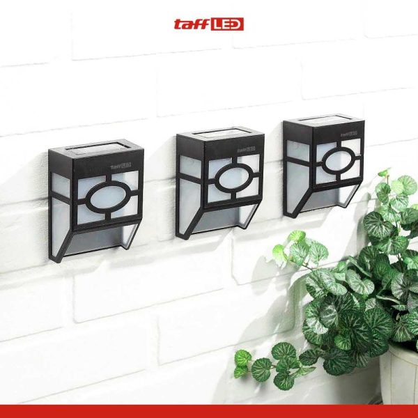 TaffLED Lampu Dinding Solar LED Outdoor Waterproof 2V - OO10