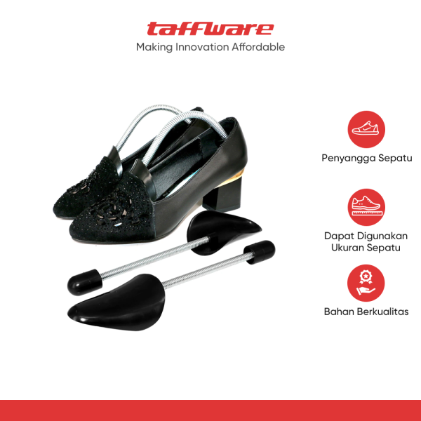 TaffHOME Perawatan Penyangga Catokan Sepatu Plastic Shoe Tree 2 PCS - HX-SPW