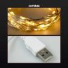 TaffLED Lampu Hias String Lights IP65 USB 100 LED 10M Warm White - TDC-01