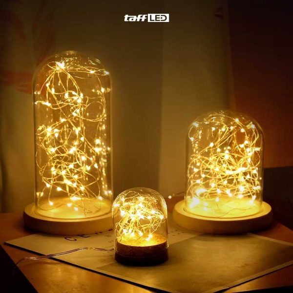 TaffLED Lampu Hias String Lights IP65 USB 100 LED 10M Warm White - TDC-01
