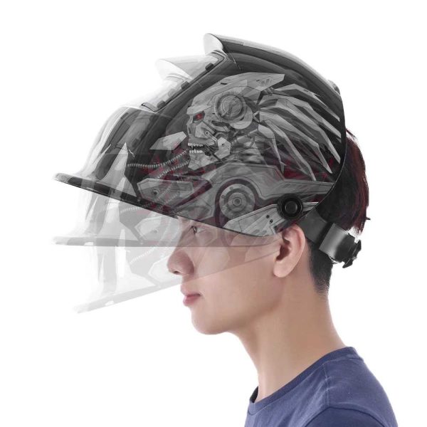 TaffGUARD Helm Las Otomatis Auto Darkening Welding Helmet Terminator - HW-013