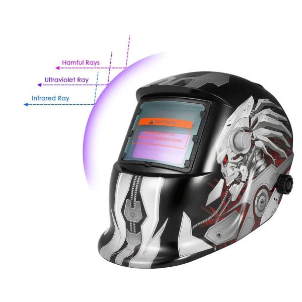 TaffGUARD Helm Las Otomatis Auto Darkening Welding Helmet Terminator - HW-013