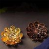 TaffHOME Tempat Dupa Three Layer Lotus Incense Holder Zinc Alloy - YJ-T1