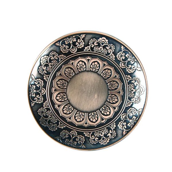 TaffHOME Tempat Dupa Stick Incense Holder Metal Plate Lotus - HS9