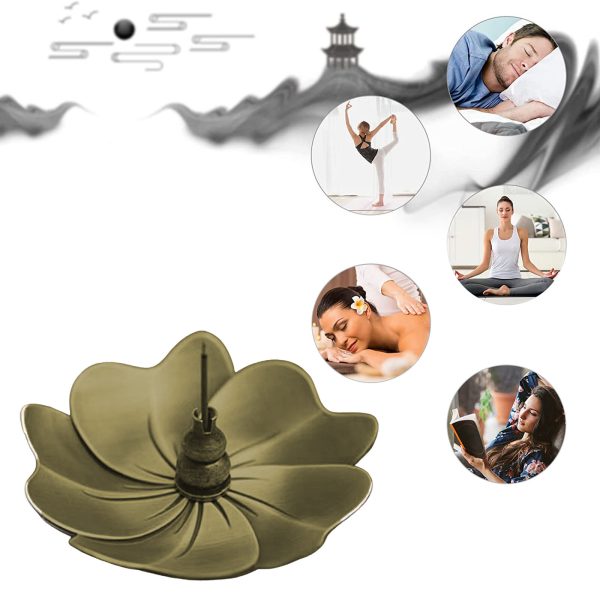 TaffHOME Tempat Dupa Cherry Blossom Gourd Holder Zinc Alloy - LS-01
