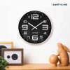 TaffHOME Jam Dinding Bulat Quartz Creative Design Modern 29cm - H6588