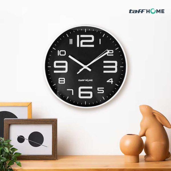 TaffHOME Jam Dinding Bulat Quartz Creative Design Modern 29cm - H6588