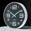 TaffHOME Jam Dinding Bulat Quartz Creative Design Modern 29cm - H6588