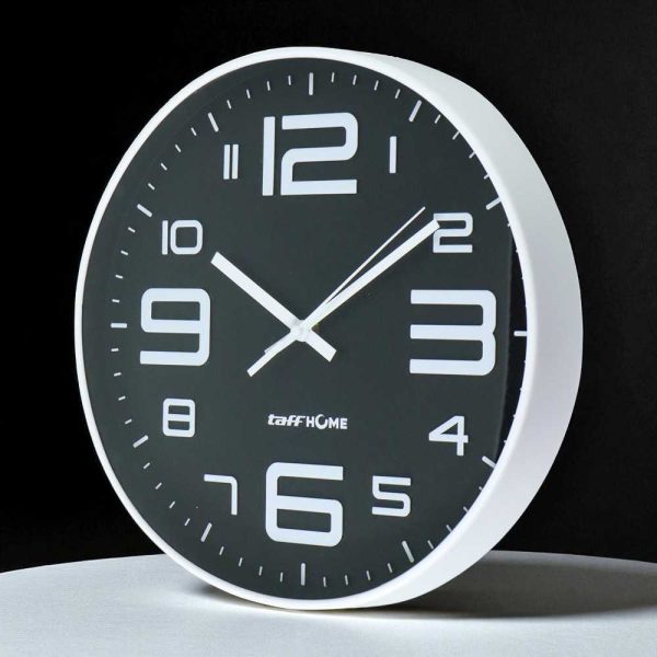 TaffHOME Jam Dinding Bulat Quartz Creative Design Modern 29cm - H6588