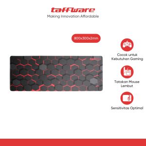 TaffGO Gaming Mouse Pad XL Desk Mat 800x300x2mm - RO53