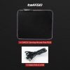 TaffGO Gaming Mouse Pad Glowing RGB LED High Precision 250x350x4mm