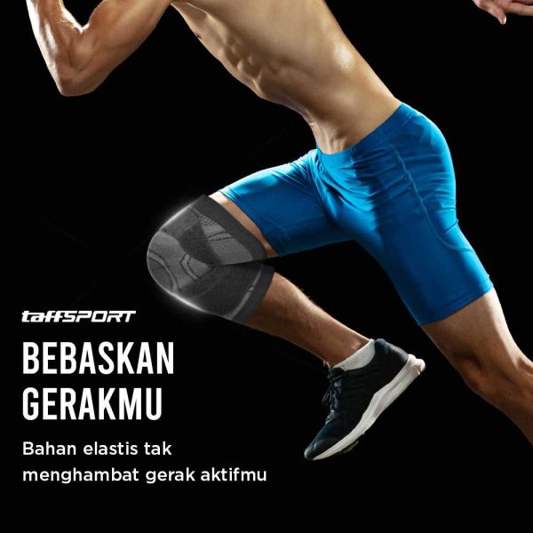 TaffSPORT Pelindung Lutut Olahraga Knee Support Sport Fitness - A-7720