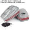 TaffGuard Cartridge Filter Masker Gas Respirator Carbon 2 PCS - 6200