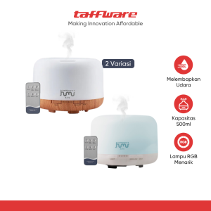 Taffware HUMI Air Humidifier Mini Ultrasonic Aroma Light 500ml Remote - A770