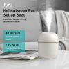 Taffware HUMI Air Humidifier Mini Car Ultrasonic Diffuser LED 220ml - JS04