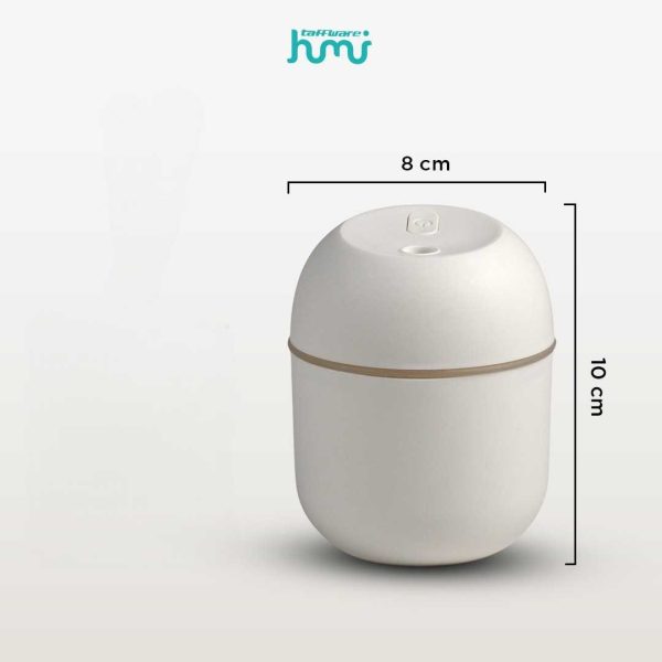 Taffware HUMI Air Humidifier Mini Car Ultrasonic Diffuser LED 220ml - JS04