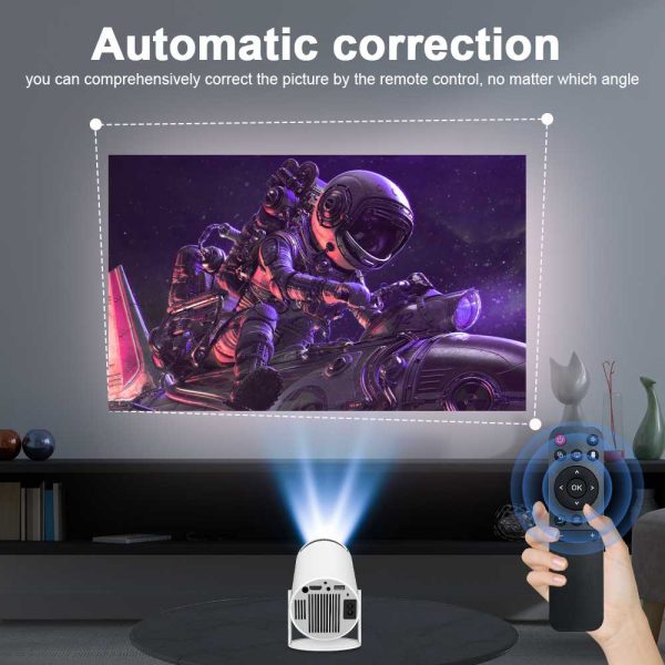 Taffware Proyektor Mini Portable Android 11 WiFi Bluetooth 200 ANSI - HY300