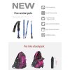 TaffSPORT Tongkat Hiking Lipat Trekking Pole Aluminium Alloy 110cm - 101